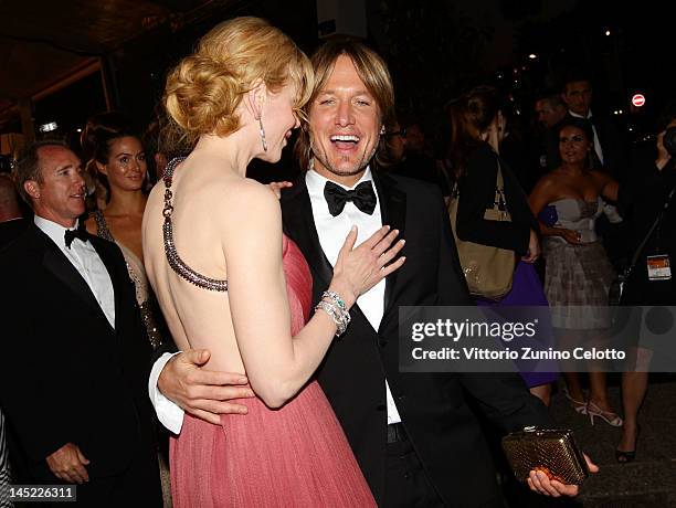 Musician Keith Urban and actress Nicole Kidman attend the "The Paperboy" premiere during the 65th Annual Cannes Film Festival at Palais des Festivals...