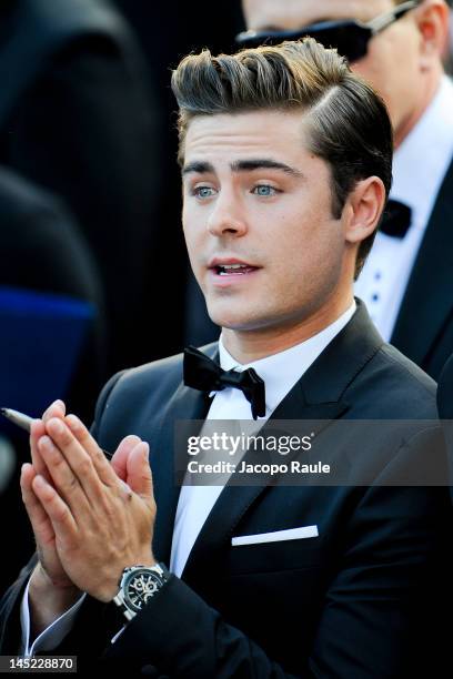 Zac Efron attends the 'The Paperboy' premiere during the 65th Annual Cannes Film Festival at Palais des Festivals on May 24, 2012 in Cannes, France.