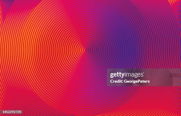 concentric circles abstract background - radius stock illustrations