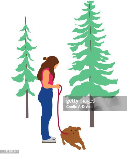 hiker girl finished 0415 - spruce stock illustrations