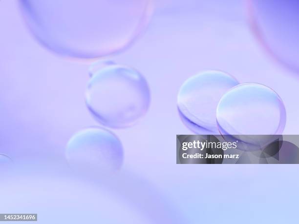 three dimensional color transparent balloon - gel pack stock pictures, royalty-free photos & images