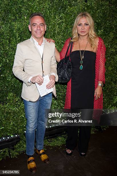 Joaquin Torres and Cristina Tarrega attend "Michael Kors" new store opening on May 24, 2012 in Madrid, Spain.