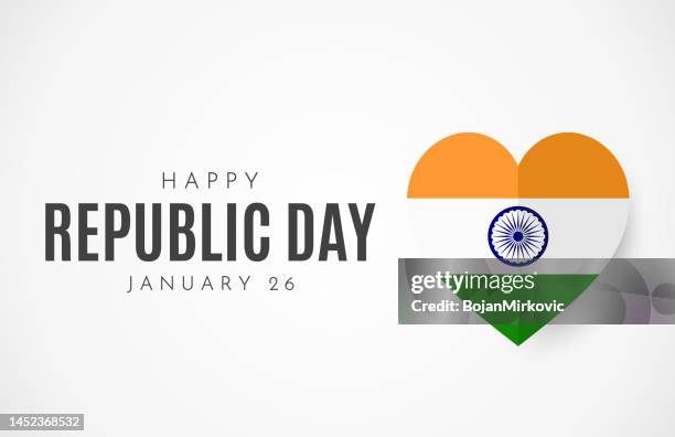 ilustrações de stock, clip art, desenhos animados e ícones de india republic day card, background. vector - republic day