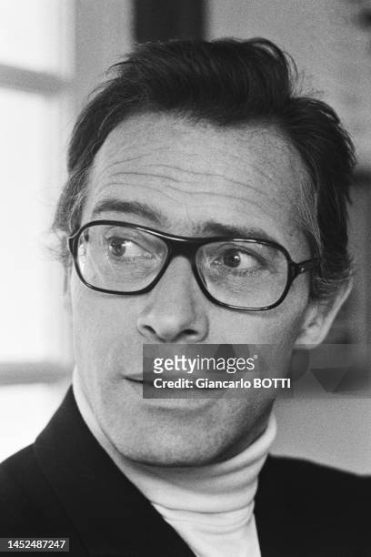 Acteur français Henri Garcin à Paris dans les années 60