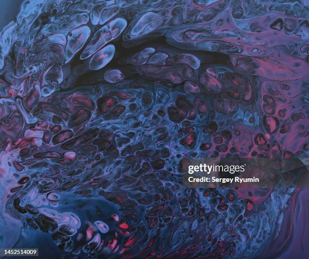 fluid art texture - black dye stock pictures, royalty-free photos & images