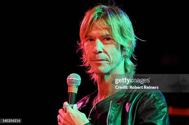 Musician Duff McKagan speaks at the Musicians Institute Concert Hall on May 24, 2012 in Los Angeles, California. McKagan was inducted into the Rock...