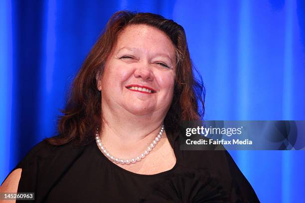 Gina Rinehart at the Channel 10 AGM on November 9, 2011 in Sydney, Australia. .