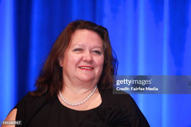 Gina Rinehart at the Channel 10 AGM on November 9, 2011 in Sydney, Australia. .