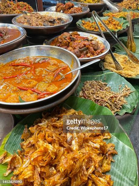 indonesian traditional food - jakarta stock pictures, royalty-free photos & images