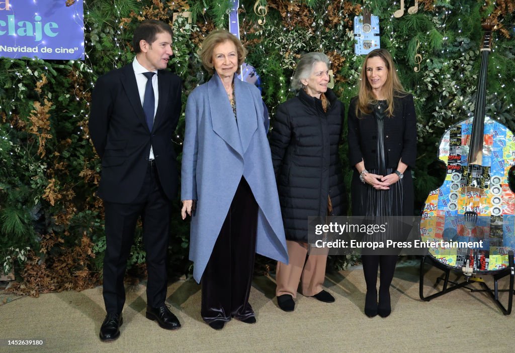 Queen Sofia Presides Over The Christmas Concert Of "la Musica Del Reciclaje"
.