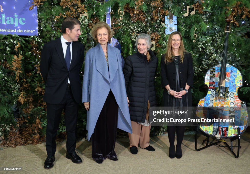 Queen Sofia Presides Over The Christmas Concert Of "la Musica Del Reciclaje"
.