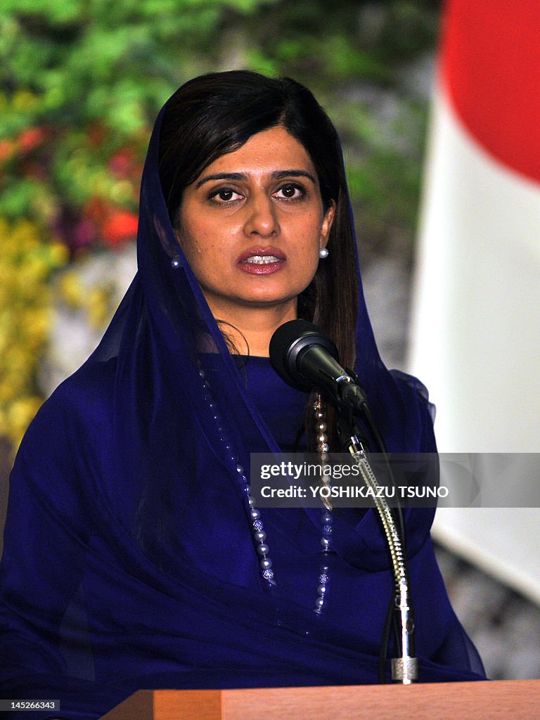 Fairy Rabbani Pakistani Foreign Minister Hina Rabbani Khar delivers the joint... News ...