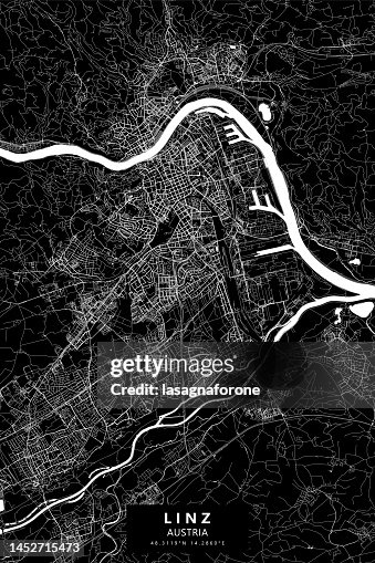 Linz, Austria Vector Map Linz, Austria Vector Map