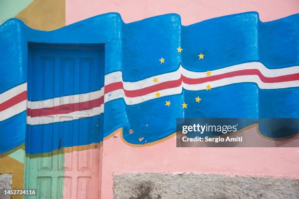 capeverdean flag - sal stock pictures, royalty-free photos & images