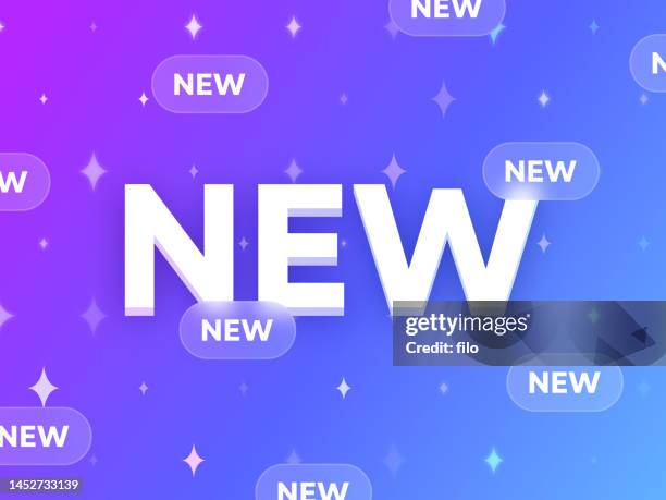 new sparkle modern abstract background message - new website stock illustrations