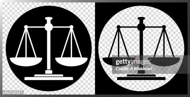 waage-symbol. - waage gewichtsmessinstrument stock-grafiken, -clipart, -cartoons und -symbole