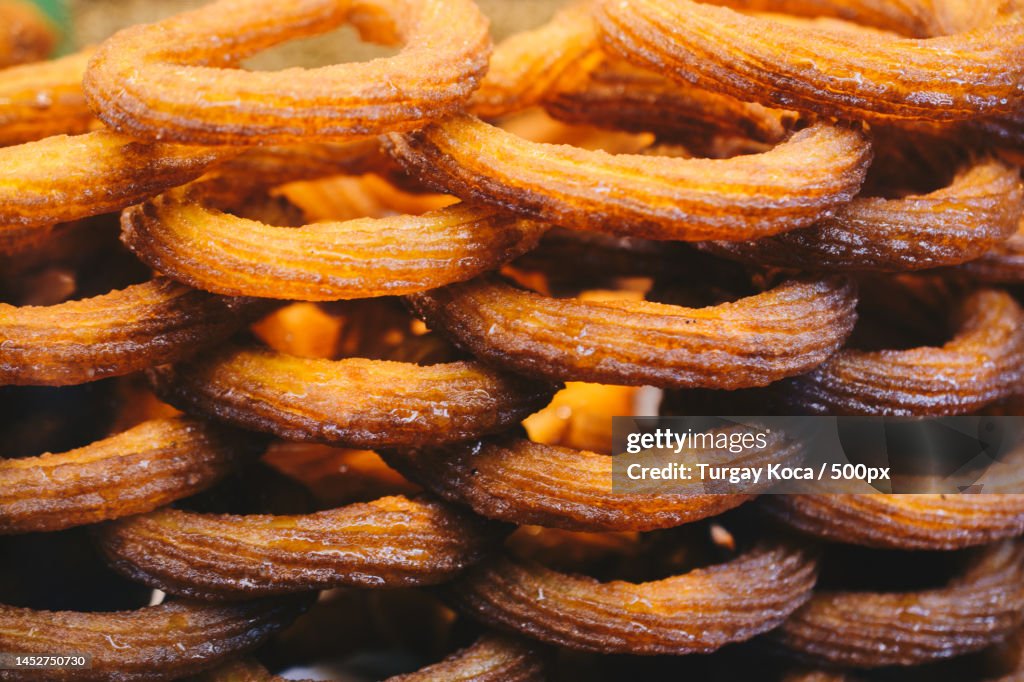 Turkish traditional Street Dessert Halka Tatlisi Halka Tatli Turkish traditional ring dessert,Turkey