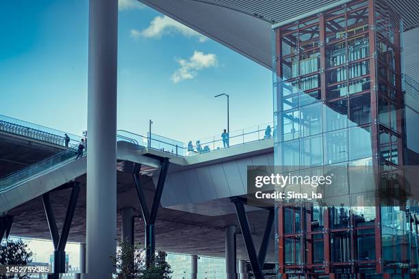 havalimani airport in istanbul turkey - building atrium stock pictures, royalty-free photos & images