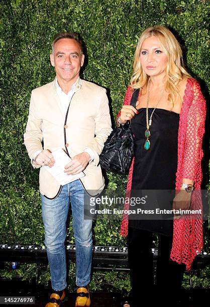 Joaquin Torres and Cristina Tarrega attend 'Michael Kors' new store opening on May 24, 2012 in Madrid, Spain.