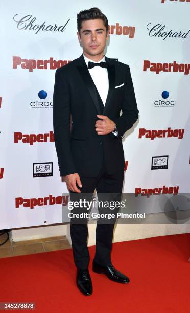 Actor Zac Efron attends "The Paperboy" After Party during the 65th Annual Cannes Film Festival on May 24, 2012 in Cannes, France.