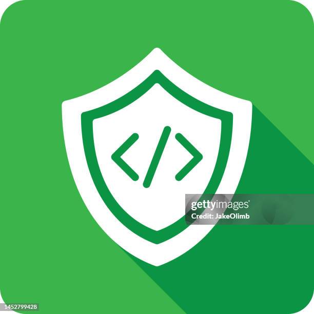 shield html icon silhouette - python stock illustrations