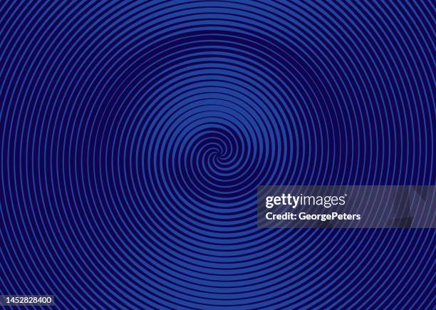 blue concentric circles abstract background - radius circle stock illustrations