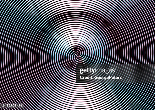 Concentric circles abstract background with Glitch Technique Concentric circles abstract background with Glitch Technique