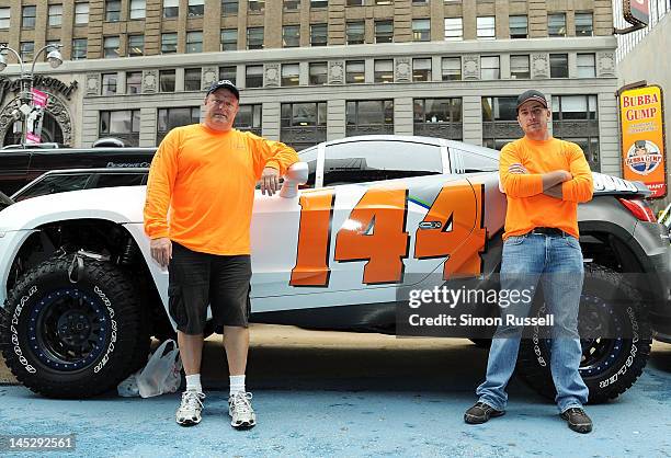 Team Rally Fighter attends The 14th Annual Gumball 3000 Rally Kick Off at Times Square on May 25, 2012 in New York City.