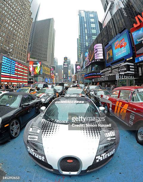 The 14th Annual Gumball 3000 Rally Kick Off at Times Square on May 25, 2012 in New York City.