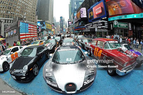 The 14th Annual Gumball 3000 Rally Kick Off at Times Square on May 25, 2012 in New York City.