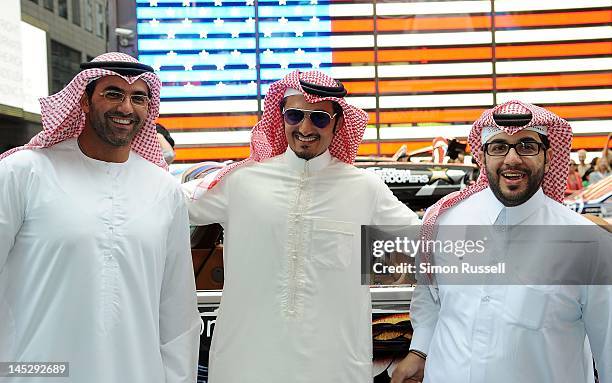 Racing Team Habibeez attend The 14th Annual Gumball 3000 Rally Kick Off at Times Square on May 25, 2012 in New York City.