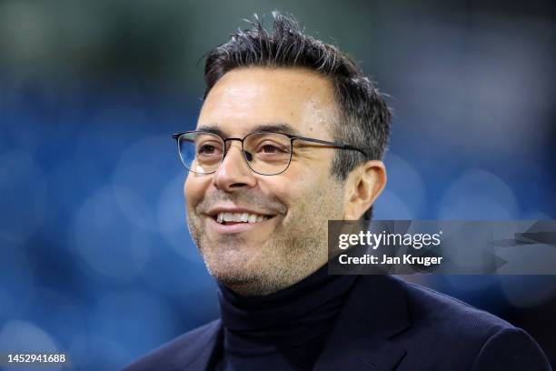 Leeds United Owner, Andrea Radrizzani looks on ahead of the Premier League match between Leeds United and Manchester City at Elland Road on December...