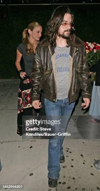 Drea de Matteo and Shooter Jennings are seen on March 21, 2005 in Los Angeles, California.
