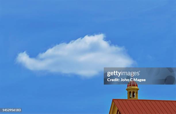 cloud over steeple - spire stock pictures, royalty-free photos & images