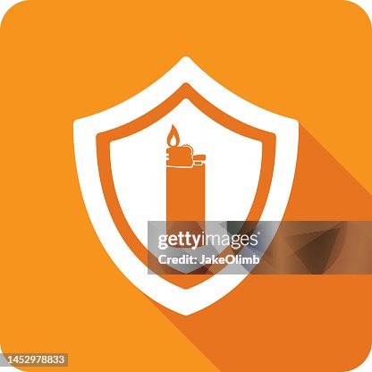 Shield Lighter Icon Silhouette 1 Shield Lighter Icon Silhouette 1