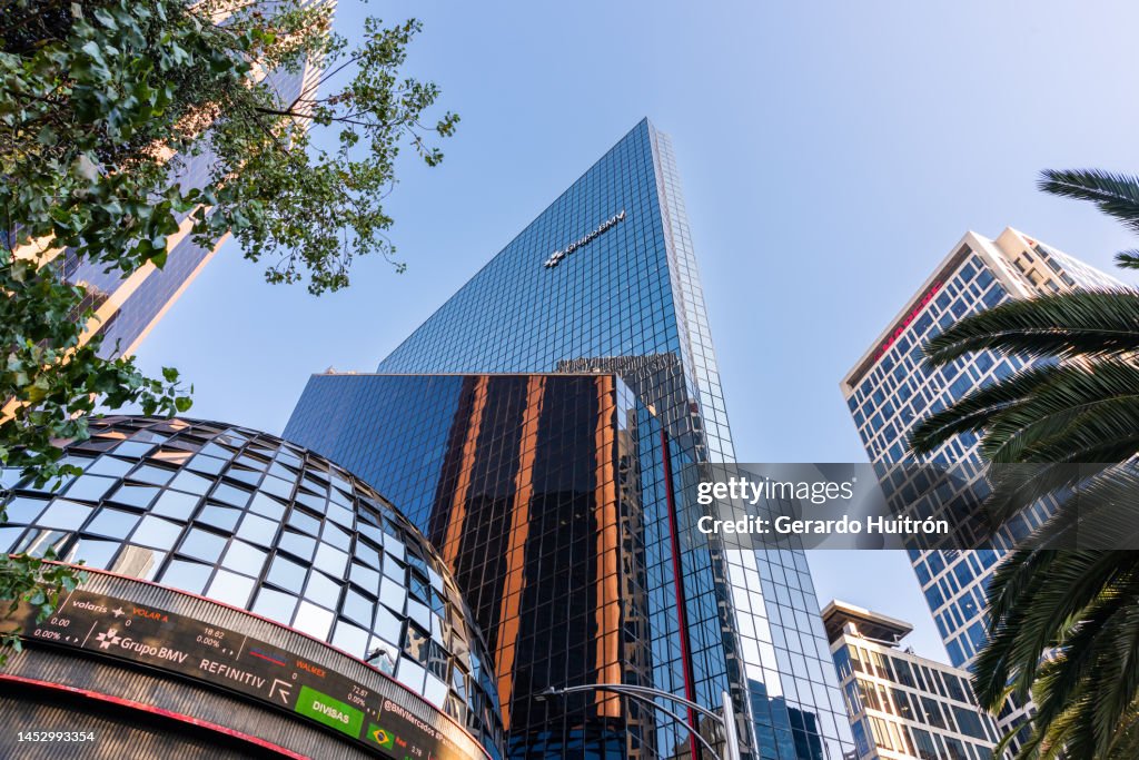 Financial building in Mexico