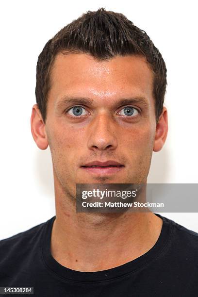 Tobias Kamke poses for a head shot at Roland Garros on May 25, 2012 in Paris, France.