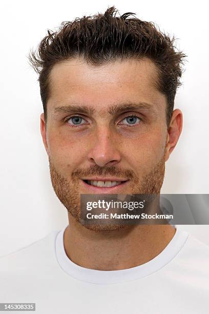 Michael Berrer poses for a head shot at Roland Garros on May 25, 2012 in Paris, France.