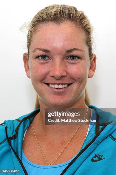 Coco Vanderweghe poses for a head shot at Roland Garros on May 24, 2012 in Paris, France.