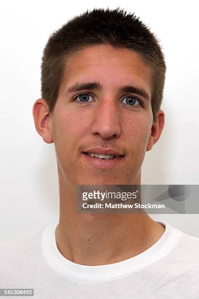 Yannick Mertens poses for a head shot at Roland Garros on May 24, 2012 in Paris, France.