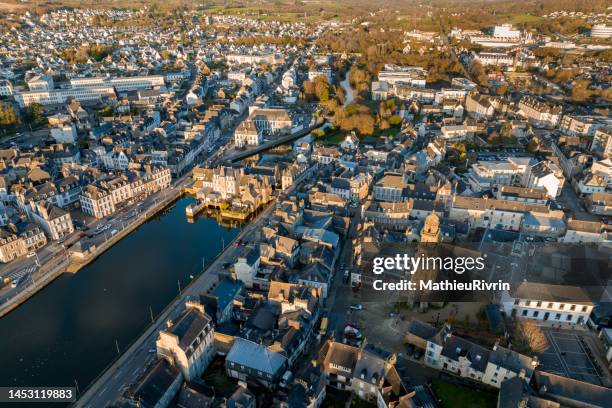 bretagne from the skye : landerneau - brest brittany stock pictures, royalty-free photos & images