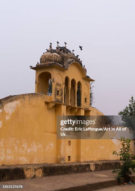 Stepwell facade, Rajasthan, Ramgarh Shekhawati, India on November 8, 2022 in Ramgarh Shekhawati, India.