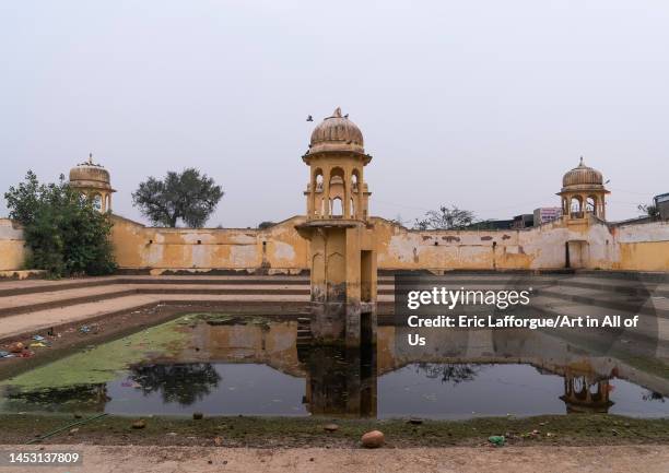 Stepwell with low water level, Rajasthan, Ramgarh Shekhawati, India on November 8, 2022 in Ramgarh Shekhawati, India.