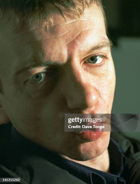 British vocalist and songwriter Mark E Smith of the Fall, London, UK, 1998.