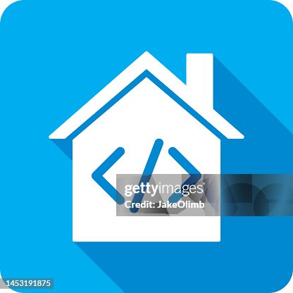 House HTML Icon Silhouette House HTML Icon Silhouette