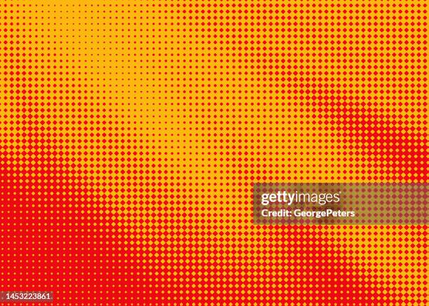 dot half tone pattern background with motion blur - flames background stock illustrations