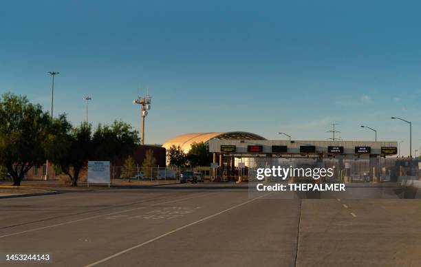 Port Entry Border Protection Port Of Entry Usamexico High-Res Stock Photo - Getty ...