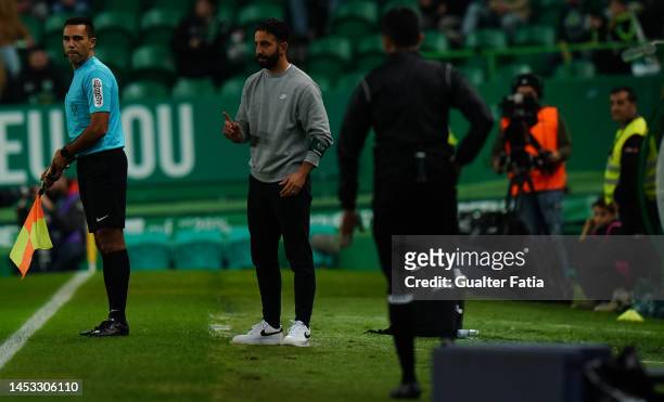 Ruben Amorim of Sporting CP in action during the Liga Bwin match between Sporting CP and Pacos de Ferreira at Estadio Jose Alvalade on December 29,...