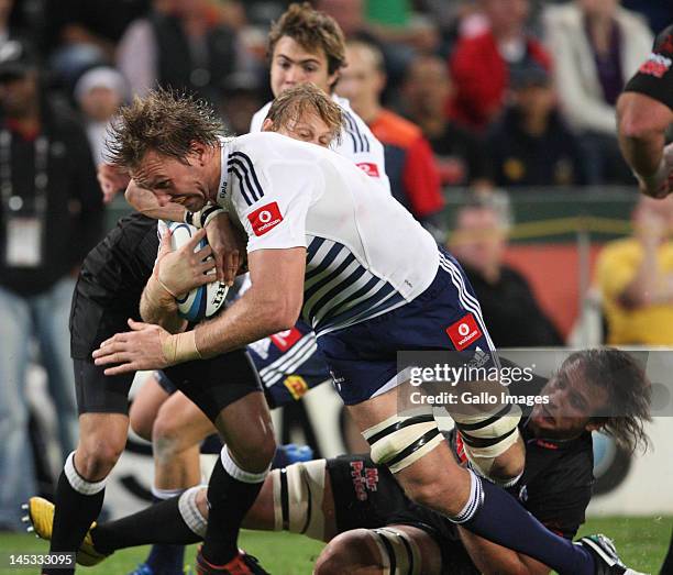 Andries Bekker during the Super Rugby match between The Sharks and DHL Stormers from Mr Price Kings Park on May 26, 2012 in Durban, South Africa.