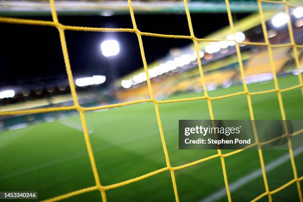 General view of the stadium ahead of the Sky Bet Championship match between Norwich City and Reading at Carrow Road on December 30, 2022 in Norwich,...